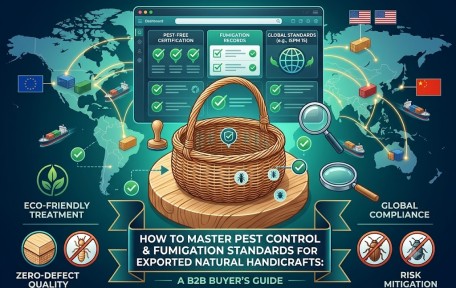 How to Master Pest Control and Fumigation Standards for Exported Natural Handicrafts: The Guide of A B2B Guider